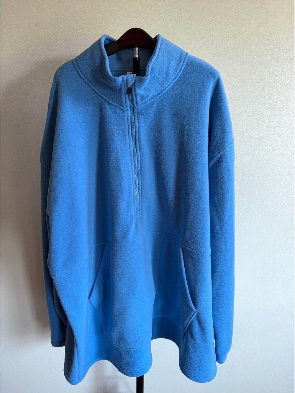 Xersion blue quarter zip fleece pullover 3XL